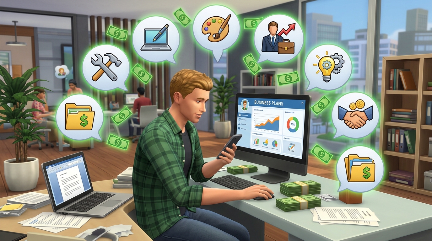 Hoe je de Entrepreneur Skill in The Sims 4 Verhoogt