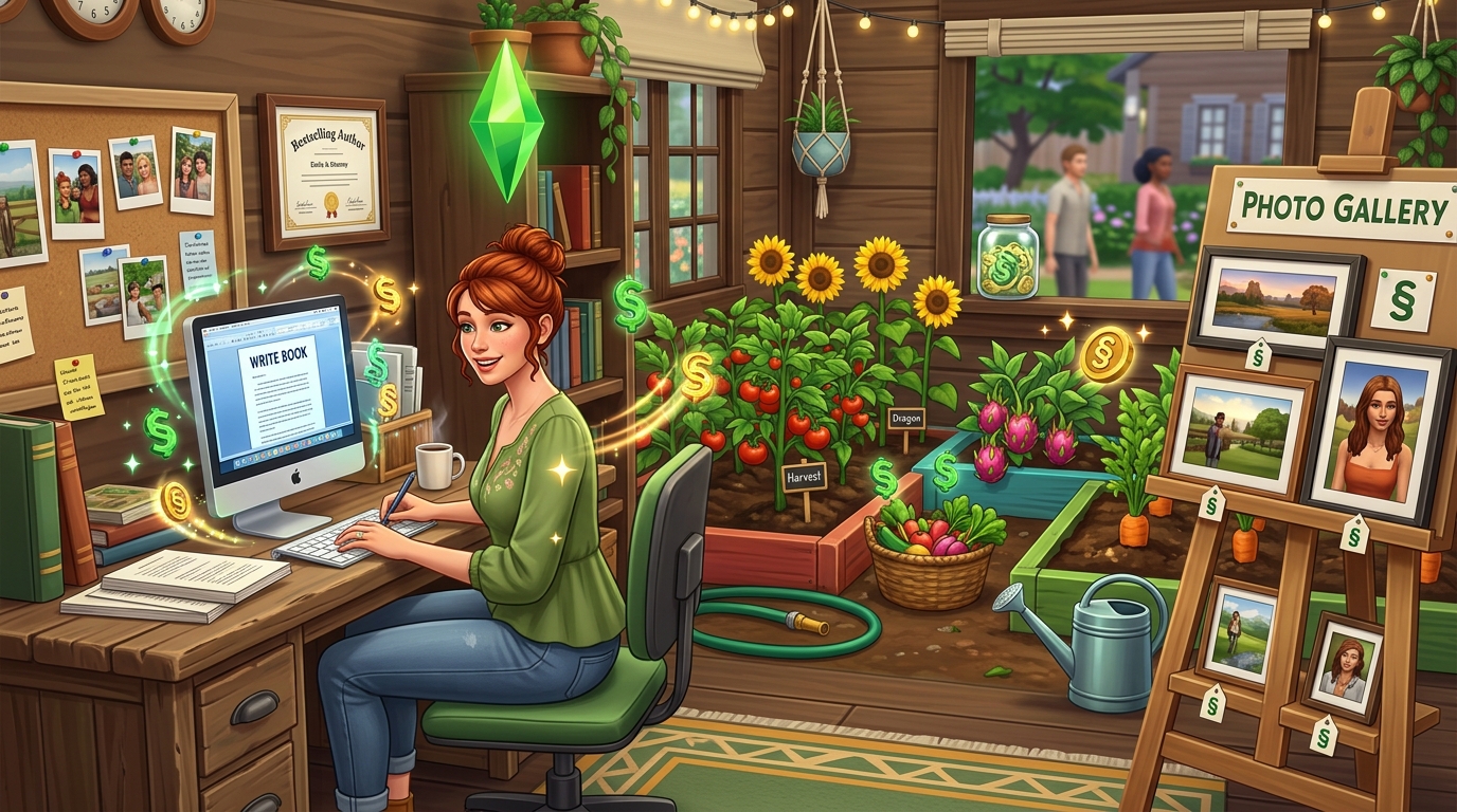 The Sims 4: Geld verdienen zonder cheats