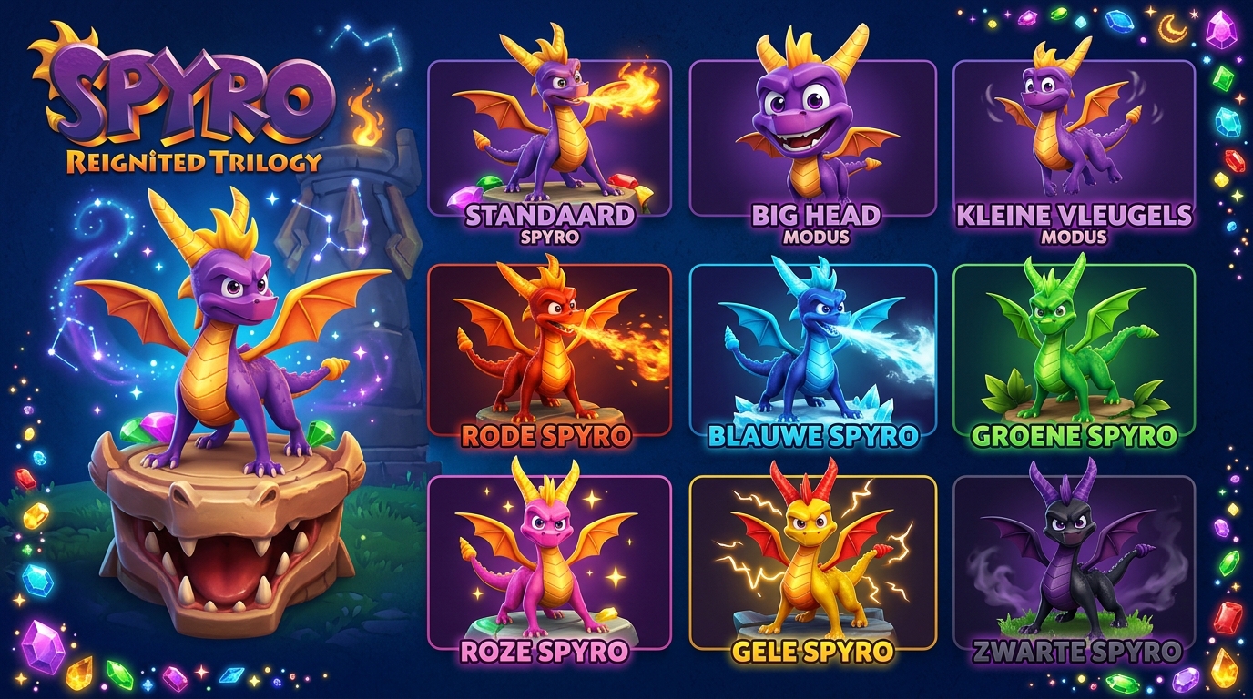 Spyro: Reignited Trilogy - Alle Cheatcodes in het Spel