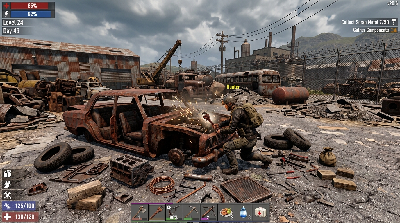 7 Days to Die: Mechanical Parts verkrijgen - Volledige Gids