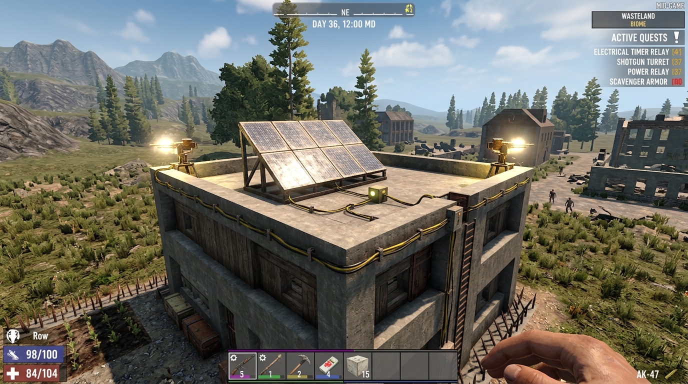 7 Days To Die: Solar Bank Verkrijgen en Gebruiken