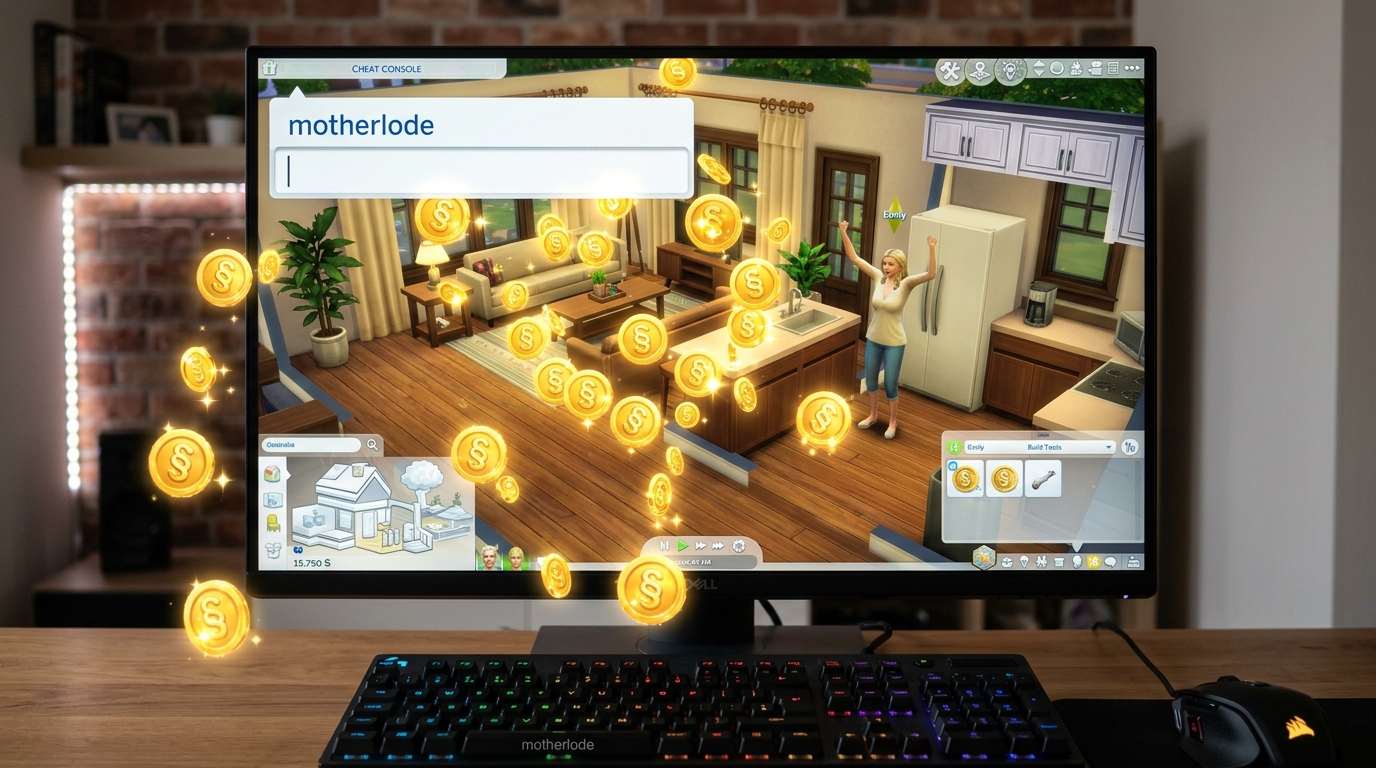 The Sims 4 Motherlode Cheat: Hoe Je 50.000 Simoleons Krijgt